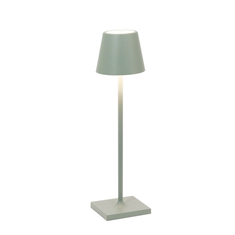 Zafferano Akku Tischleuchte Poldina Pro 275 mm Sage Green - Bild 4