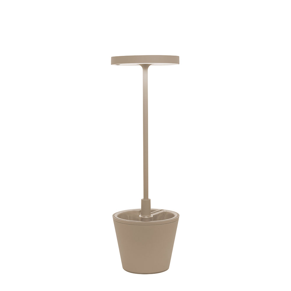 Zafferano Licht Poldina Reverso Led-Akkuleuchte-Sand-Mit Led (2200K/2700K/3000K)