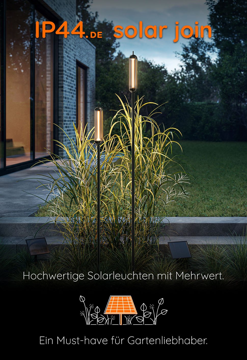 IP44 Solar Join - Modulares Lichtsystem für den Außenbereich IP44 Solar Join - Modulares Lichtsystem für den Außenbereich