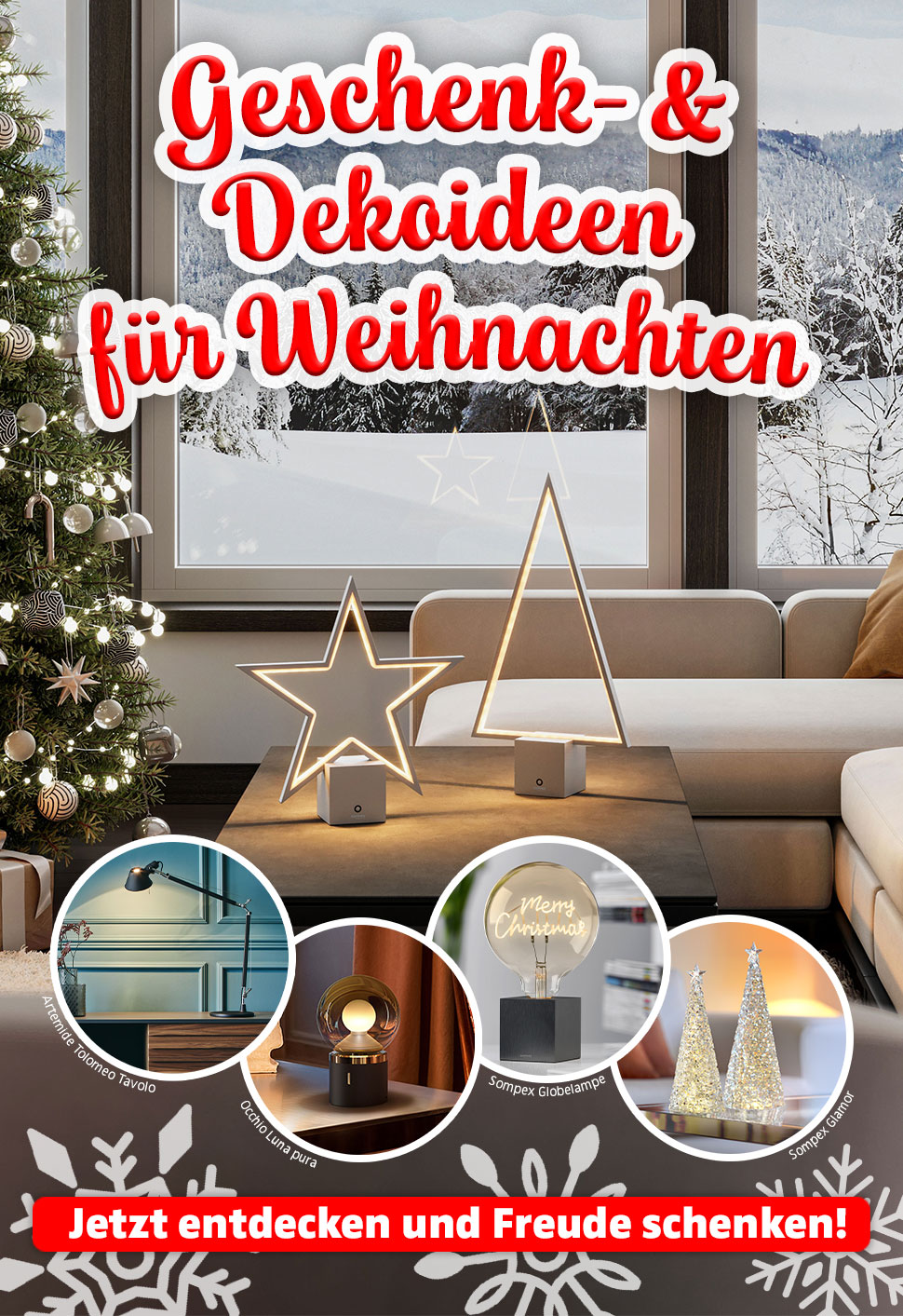 Geschenk- und Dekoideen für Weihnachten entdecken